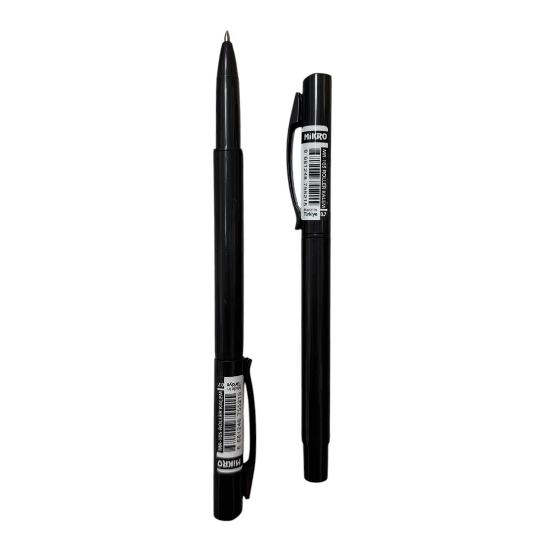 MİKRO ROLLER PİLOT KALEM SİYAH RENK 12'Lİ PAKET